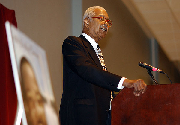 Harry Sykes speaks at MLK breakfast