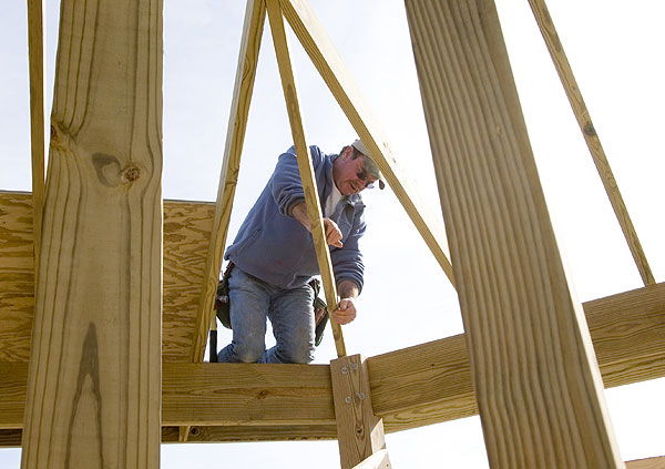 North Farm gazebo construction