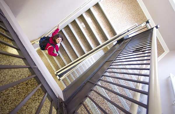 Bowen Hall stairwell