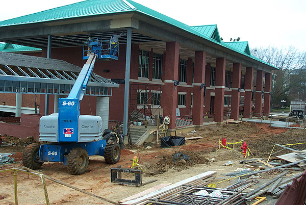 Health Center expansion construction