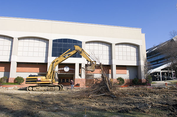 Five Points construction near M-Club