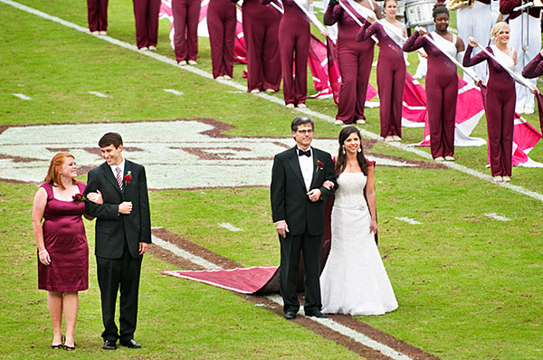 Homecoming Halftime--Mr and Miss MSU and Homecoming Queen