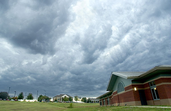 Storm clouds over Landscape Architecture