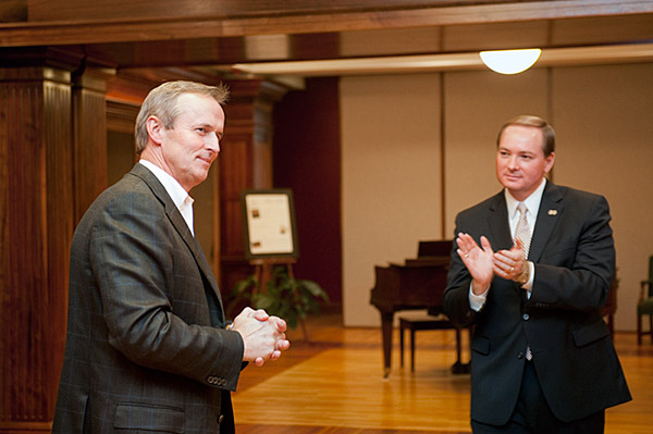 John Grisham Speaks in Grisham Room