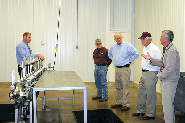 State Legislators Tour Poultry Science Department