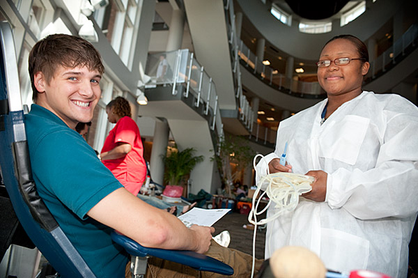 Blood Drive in McCool Atrium