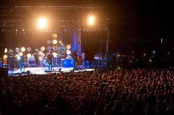 The Band NEEDTOBREATHE playing at Mississippi Horse Park