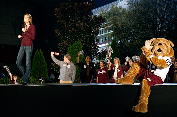 Megan Mullen hosts the Dawg Rally