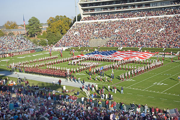 Patriotic halftime show