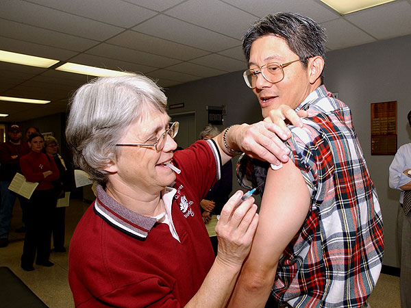 Flu shots at Bost