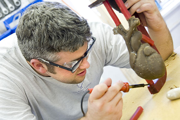 Bronze casting workshop