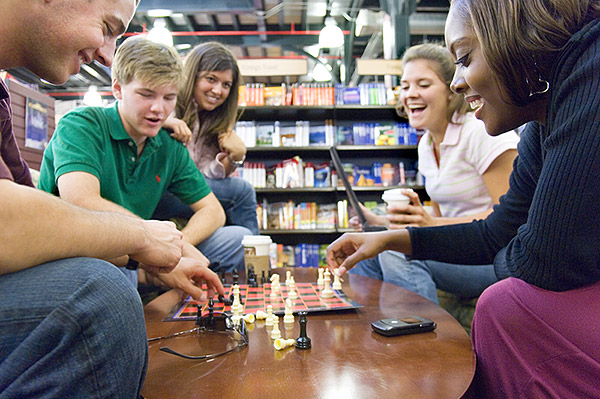 Chess Study Break in Barnes &amp;amp;amp;amp; Noble