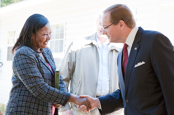 Second habitat house dedication