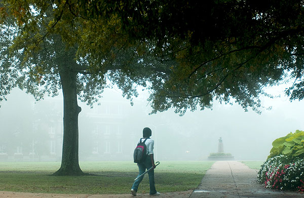 Dreary weather launches final exam week