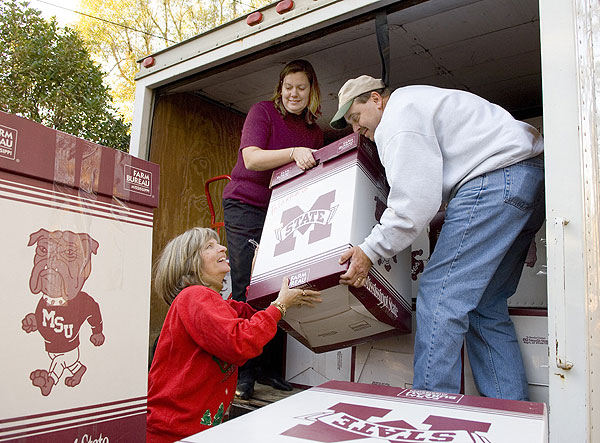 Loading up Coats for the Coast