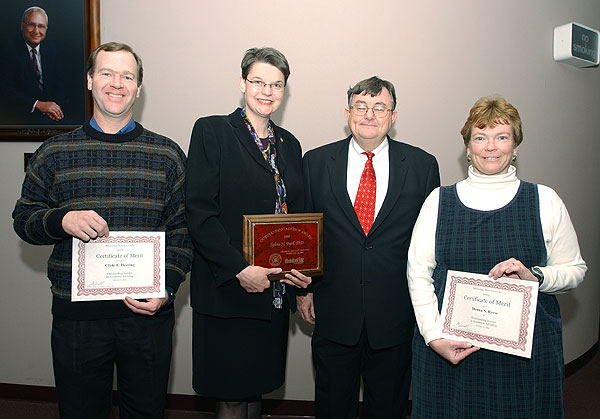 Faculty Award winners