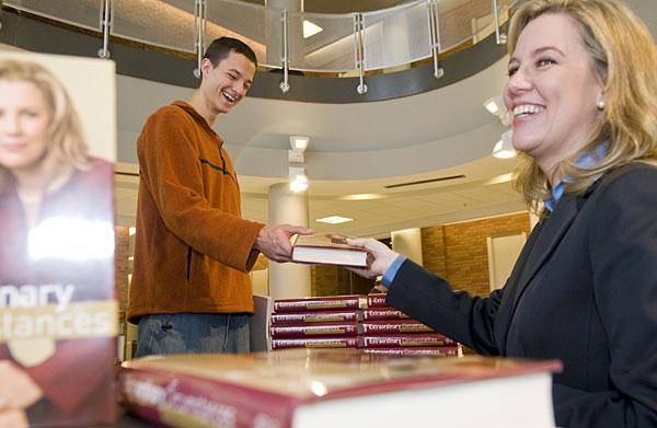 Cynthia Cooper book signing at McCool Hall Atrium