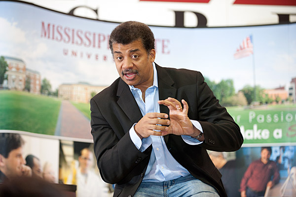 Astrophysicist Neil deGrasse Tyson visits Raspet