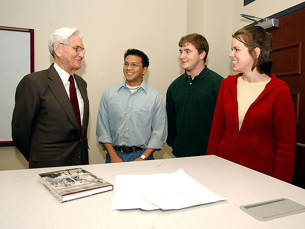 John Goodrum speaks to engineering students