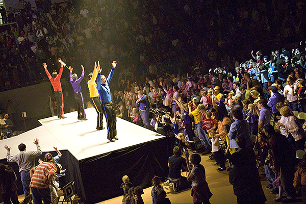 Wiggles Concert in Humphrey Coliseum