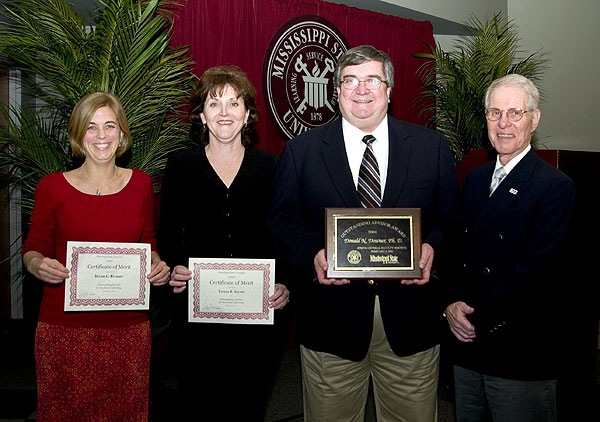 Faculty advising award winners