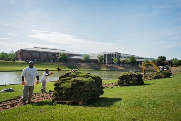 Walking path construction - Chadwick Lake