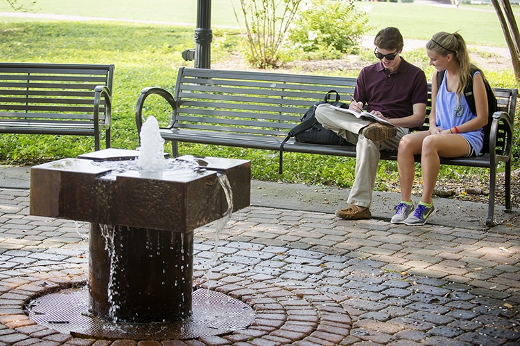 Students by Wiley Carter Fountain