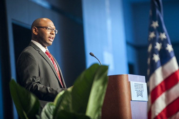 Field Brown Speaking at MLK Breakfast