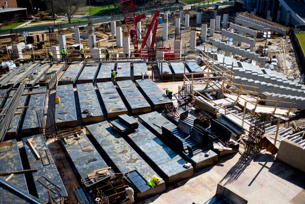 Davis Wade Stadium Construction