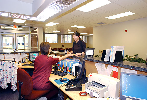 New Student Health Center lobby