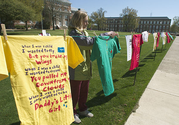 The Clothesline Project T-shirts