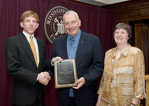 Distinguished Jurist Award - Frank Williams