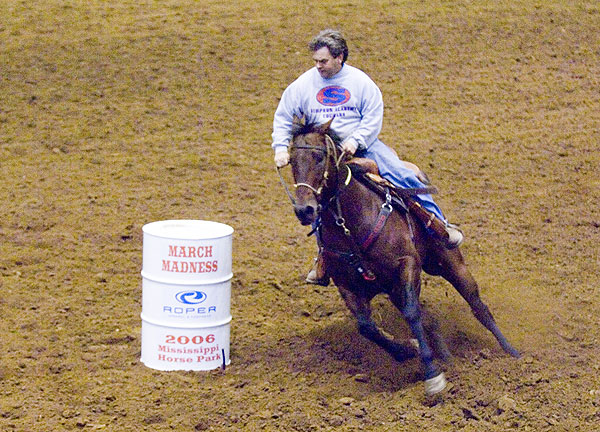 Super show barrel race at Horse Park