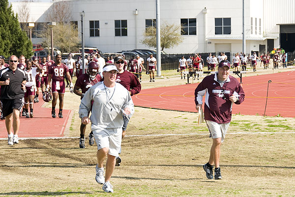 Spring Football Begins