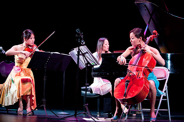 Ahn Trio performing as part of the Lyceum Series