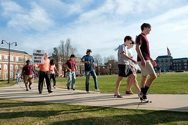 Walk a Mile in her Shoes on the Drill Field