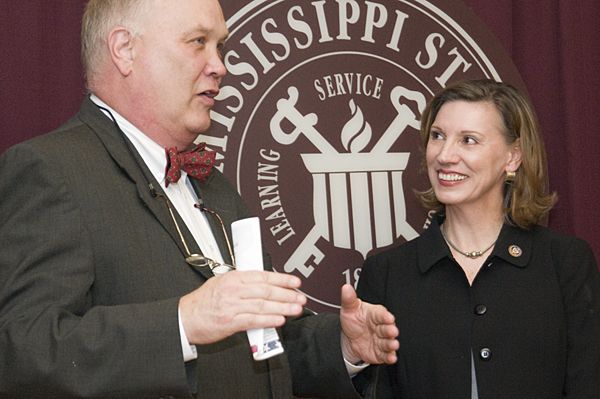 Judge Sharion Aycock and Dr. Martin Wiseman