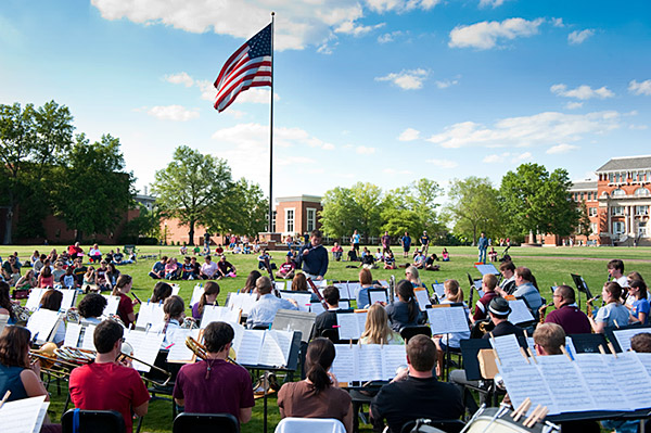 Spring Outdoor Band Concert on the Drill Field