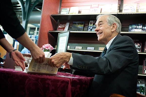 Ron Paul visits campus