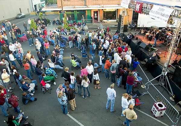 Old Main Music Festival in downtown Starkville