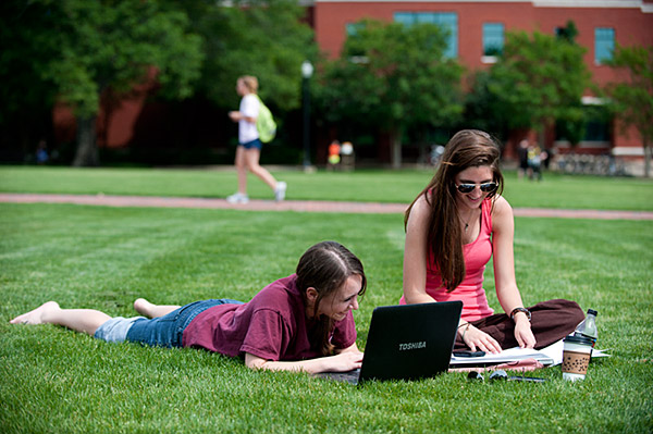 Drill Field Studying for Finals