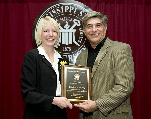 Grisham Teaching Award winner Melissa Moore