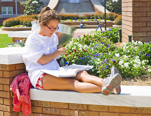 Studying on the Drill Field