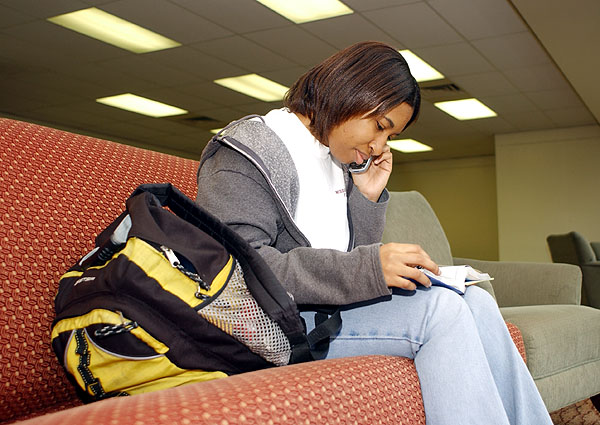 Studying in 3rd floor Union