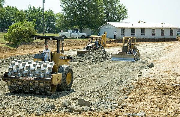 Construction of new five points road