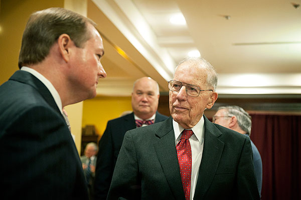 Governor Winter visiting campus