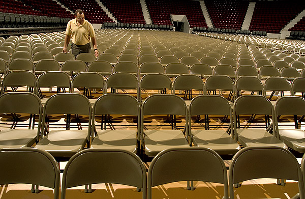 Graduation chairs--ready for action