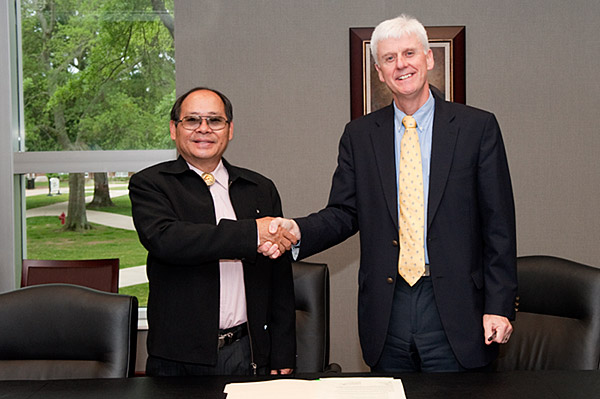 MOU signing between MSU and Mae Jo University