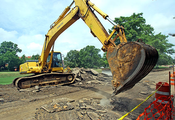 Digging up Darden Street