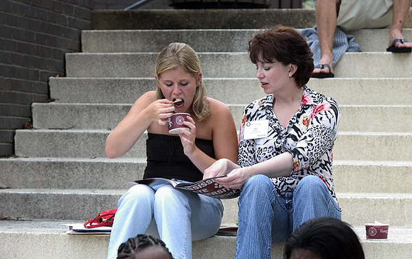 Orientation--ice cream social